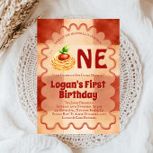 Our Little Meatball Is Turning One 1st Birthday  Kaart