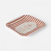 Our little meatball is turning one 1st Birthday  Papieren Bordje (Gebogen)