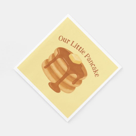 Our Little Pancake Breakfast Brunch Theme Servet (Hoek)