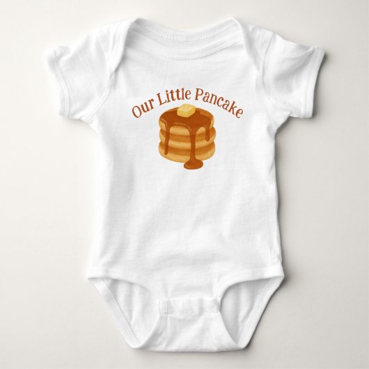 Our Little Pancake Breakfast Theme  Romper (Voorkant)
