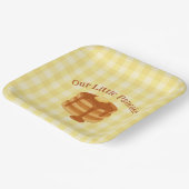 Our Little Pancake Brunch Theme Baby Shower Papieren Bordje (Gebogen)