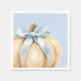 Our Little Pumpkin Fall Baby Shower Blue Baby Boy Servet
