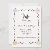 Our Little Pumpkin’s First Birthday Invitation Kaart (Voorkant)