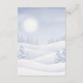 Our Little Snowbaby is on the way First Library Informatiekaartje (Achterkant)