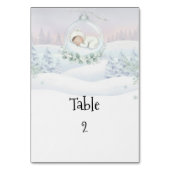Our Little Snowbaby is on the way Seating Guide Kaart (Voorkant)