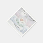 Our Little Snowbaby is on the way Winter Accent Servet (Hoek)