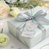 Our Little Snowbaby is on the way Winter Present Cadeaulabel