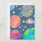 “Our Little Star” Baby Shower Invitation Kaart (Achterkant)