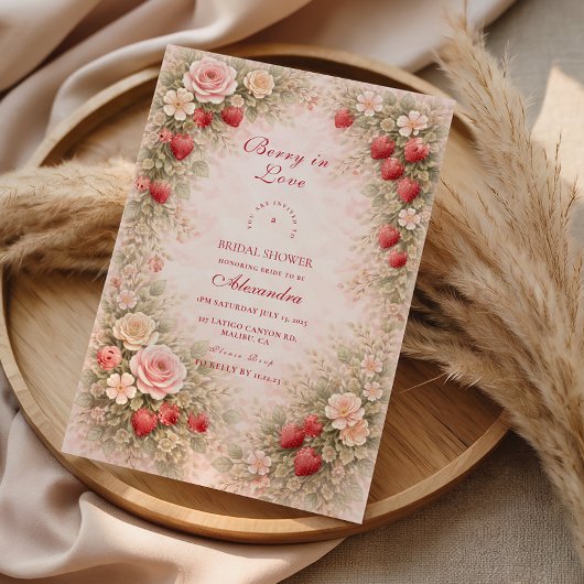 Our Little Strawberry Love Kaart