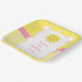 Our little Sunshine Birthday Thank You Papieren Bordje (Gebogen)