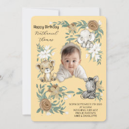 Our Little Sunshine’s Birthday Bash Invitation Kaart