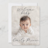 Our Little Sunshine’s Birthday Bash Kaart (Achterkant)