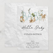 Our Little Sunshine’s Birthday Bash Kaart (Voorkant / Achterkant)