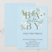 Our Little Sunshine’s Birthday Bash Kaart (Voorkant / Achterkant)