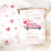 Our Little Sweetheart Is One Valentines Birthday Kaart