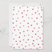 Our Little Sweetheart Is Two Hearts Bows Birthday Kaart (Achterkant)