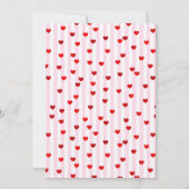 Our little sweetheart Valentine's 1st Birthday  Kaart (Achterkant)