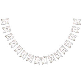 Our Little Wildflower Birthday Banner