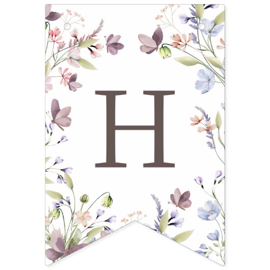 Our Little Wildflower Birthday Banner (Tweede vlag)