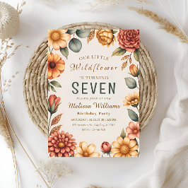 Our Little Wildflower Birthday Kaart