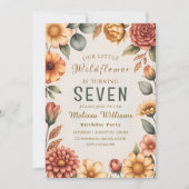 Our Little Wildflower Birthday Kaart (Voorkant)