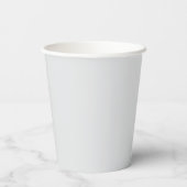 Our Love Custom Photo Valentine’s Day Paper Cup Papieren Bekers (Achterkant)