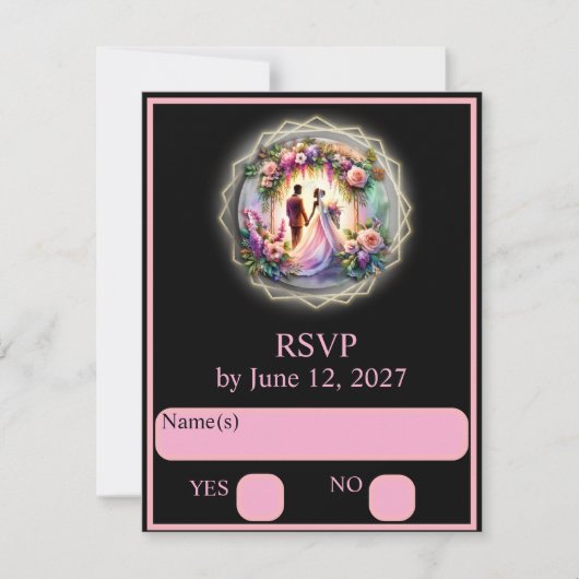 Our Love Is Brighter Than The Moon RSVP (Voorkant)