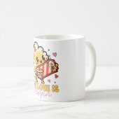 Our Love Is Poppin’ Popcorn Mug Koffiemok (Voorkant rechts)