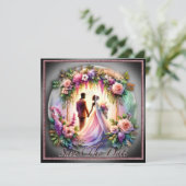 Our Love Reaches The Moon  Save The Date (Staand voorkant)