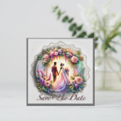 Our Love Reaches The Moon  Save The Date (Staand voorkant)