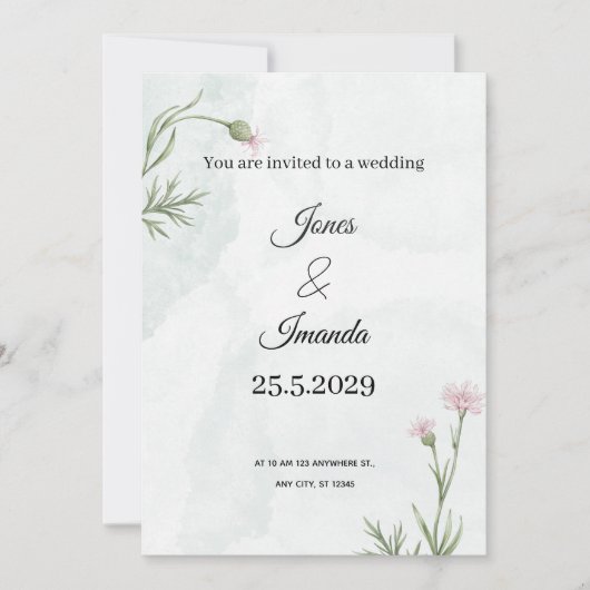 our love story Card (Voorkant)