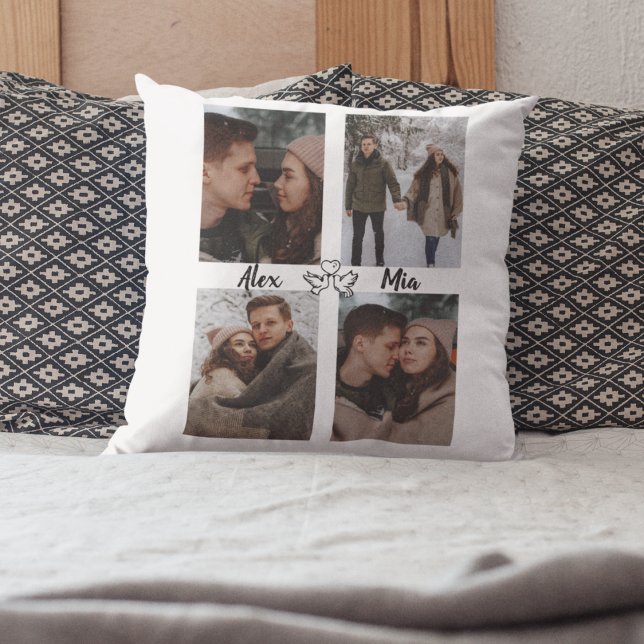 Our Love Story – Couple Photo Throw Pillow Kussen (Creator heeft geüpload)
