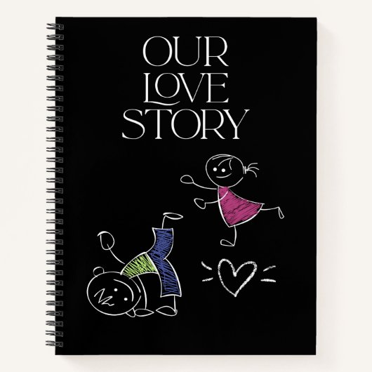 Our Love Story Notitieboek (Voorkant)