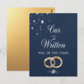 Our Love Was Written in the Stars Briefkaart (Voorkant / Achterkant)