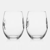 Our Love Wijnglas Zonder Voet (Rechts)