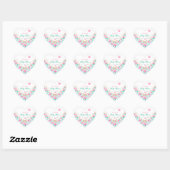 Our Lovely One Baby Shower Hart Sticker (Vel)