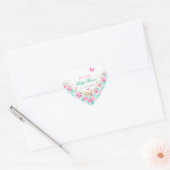 Our Lovely One Baby Shower Hart Sticker (Envelop)