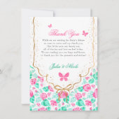 Our Lovely One Baby Shower Invitation Kaart (Voorkant)