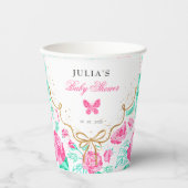 Our Lovely One Baby Shower Papieren Bekers (Voorkant)