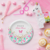 Our Lovely One Baby Shower Papieren Bordje (Feest)