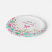 Our Lovely One Baby Shower Papieren Bordje (Gekanteld)