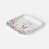 Our Lovely One Baby Shower Papieren Bordje (Gebogen)