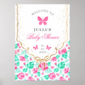 Our Lovely One Baby Shower Poster (Voorkant)