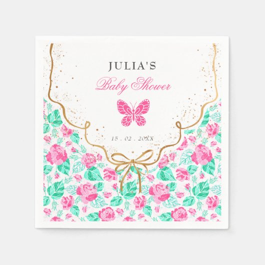 Our Lovely One Baby Shower Servet (Voorkant)