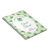 Our Lucky Charm St Patrick Baby Shower Guest Book Notitieboek (Rechterzijde)