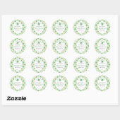 Our Lucky Charm St Patrick's Baby Shower Ronde Sticker (Vel)