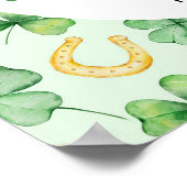 Our Lucky Charm St Patrick's Baby Shower Welcome Poster (Hoek)