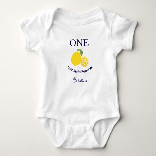 Our Main Squeeze Kids Birthday Bodysuit (Voorkant)