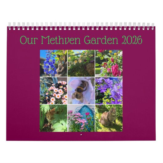 Our Methven Garden Calendar 2026 Kalender (Hoes)