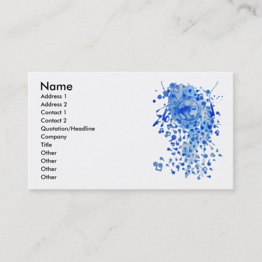 Our_Music Visitekaartje (Voorkant)